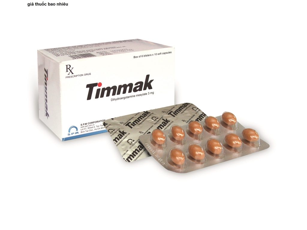 Thuốc timmak 3mg là thuốc gì? có tác dụng gì? giá bao nhiêu tiền?