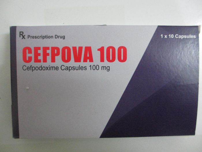 Thuốc cefpova 100 là thuốc gì? có tác dụng gì? giá bao nhiêu tiền?