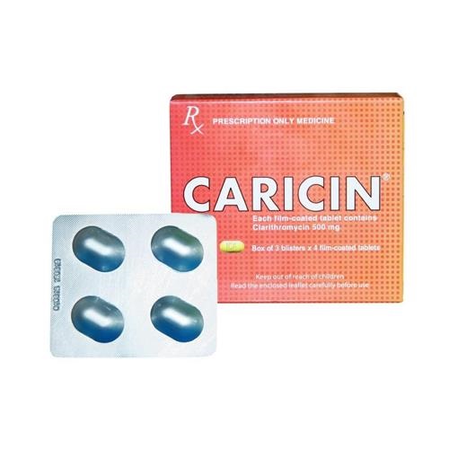 Thuốc caricin 500 là thuốc gì? có tác dụng gì? giá bao nhiêu tiền?