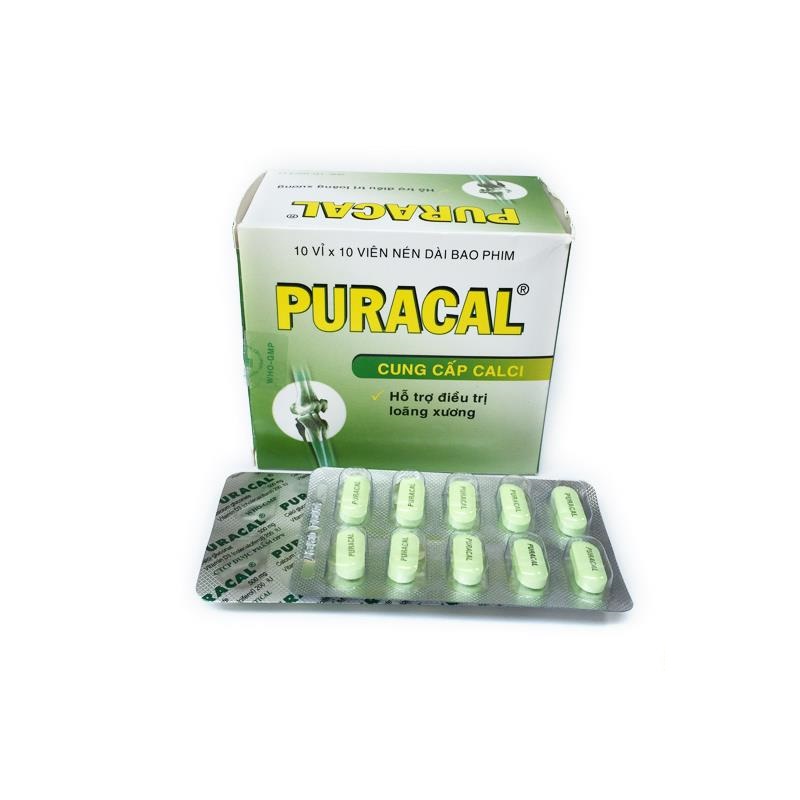 Thuốc puracal là thuốc gì? có tác dụng gì? giá bao nhiêu tiền?