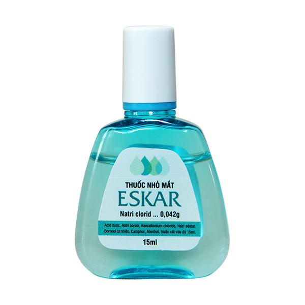 Thuốc eskar eye drops 15ml là thuốc gì? có tác dụng gì? giá bao nhiêu tiền?