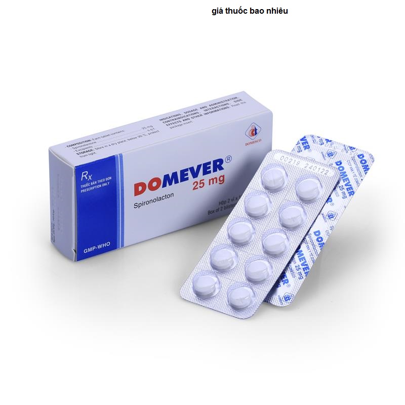 Thuốc domever 25mg domesco là thuốc gì? có tác dụng gì? giá bao nhiêu tiền?