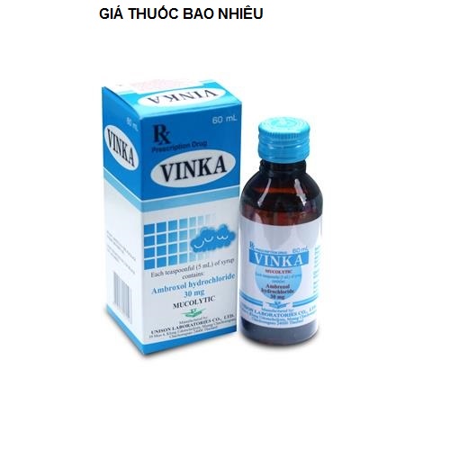 Thuốc vinka 60ml là thuốc gì? có tác dụng gì? giá bao nhiêu tiền?