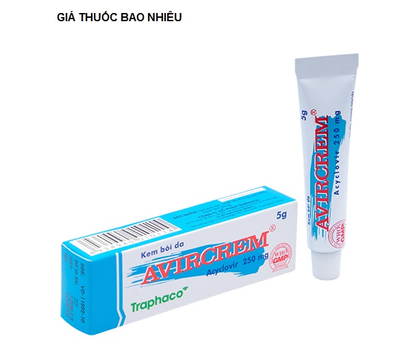 Thuốc avircrem 5% là thuốc gì? có tác dụng gì? giá bao nhiêu tiền?