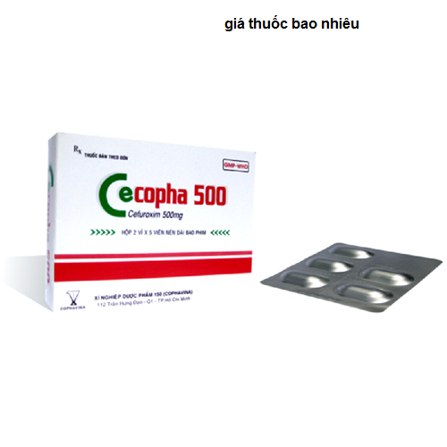 Thuốc cecopha 500 là thuốc gì? có tác dụng gì? giá bao nhiêu tiền?
