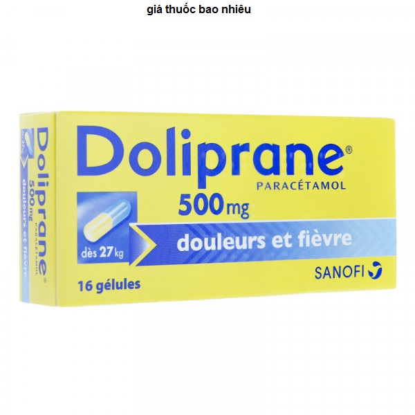 Thuốc doliprane 500 là thuốc gì? có tác dụng gì? giá bao nhiêu tiền?