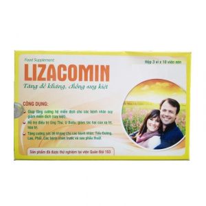 Thuốc lizacomin là thuốc gì? có tác dụng gì? giá bao nhiêu tiền?