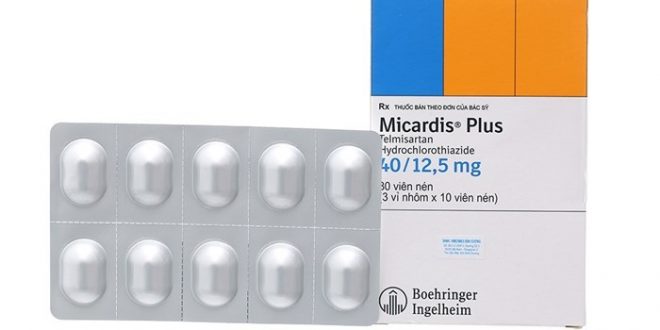 Thuốc micardis plus 40/12,5mg là thuốc gì? có tác dụng gì? giá bao nhiêu tiền?