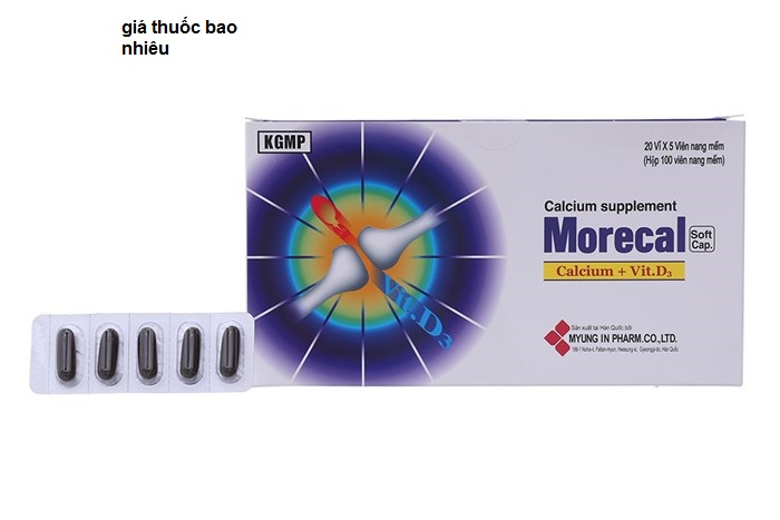 Thuốc canxi morecal là thuốc gì? có tác dụng gì? giá bao nhiêu tiền?