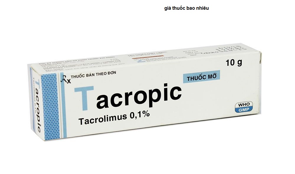 Thuốc tacropic 0.1% là thuốc gì? có tác dụng gì? giá bao nhiêu tiền?