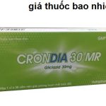Thuốc crondia 30 mr là thuốc gì? có tác dụng gì? giá bao nhiêu tiền?