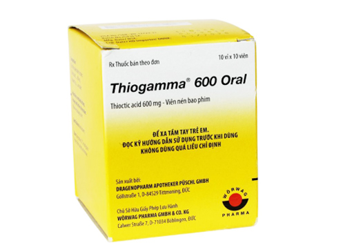 Thuốc thiogamma 600 oral là thuốc gì? có tác dụng gì? giá bao nhiêu tiền?