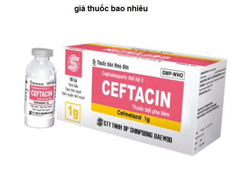 Thuốc ceftacin 1g là thuốc gì? có tác dụng gì? giá bao nhiêu tiền?
