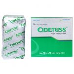 Thuốc cidetuss 100 là thuốc gì? có tác dụng gì? giá bao nhiêu tiền?