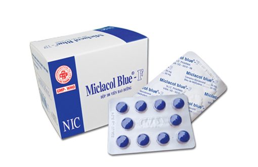 Thuốc miclacol blue f là thuốc gì? có tác dụng gì? giá bao nhiêu tiền?