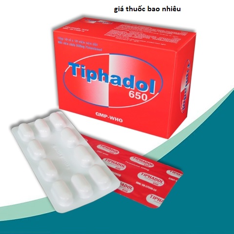 Thuốc tiphadol 650 là thuốc gì? có tác dụng gì? giá bao nhiêu tiền?