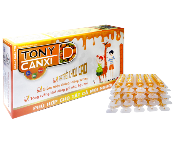 Thuốc tony canxi 10ml là thuốc gì? có tác dụng gì? giá bao nhiêu tiền?