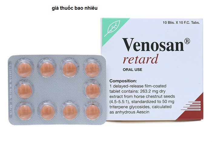 Thuốc venosan 50 là thuốc gì? có tác dụng gì? giá bao nhiêu tiền?
