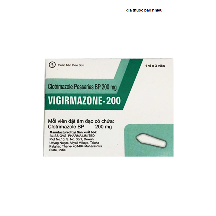 Thuốc vigirmazone 200 là thuốc gì? có tác dụng gì? giá bao nhiêu tiền?