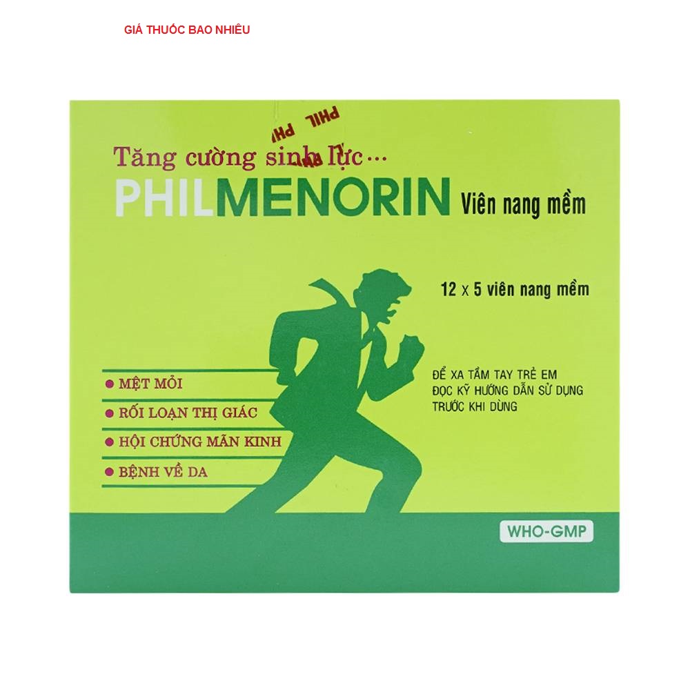 Thuốc philmenorin là thuốc gì? có tác dụng gì? giá bao nhiêu tiền?