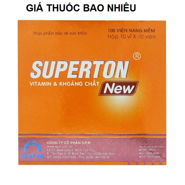 Thuốc superton new là thuốc gì? có tác dụng gì? giá bao nhiêu tiền?