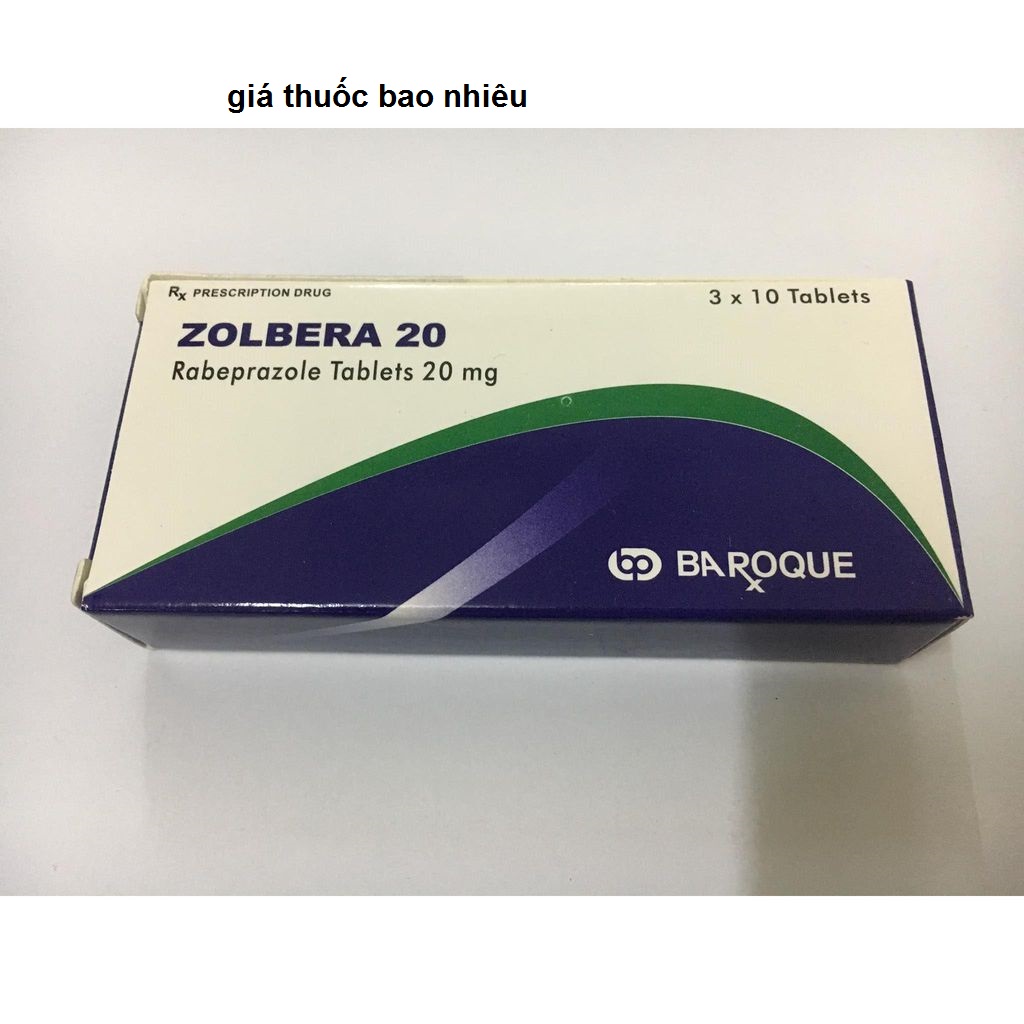 Thuốc zolbera 20 là thuốc gì? có tác dụng gì? giá bao nhiêu tiền?