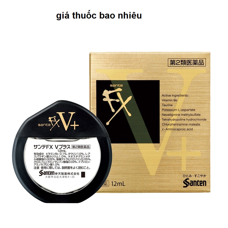 Thuốc santen fx 12ml là thuốc gì? có tác dụng gì? giá bao nhiêu tiền?