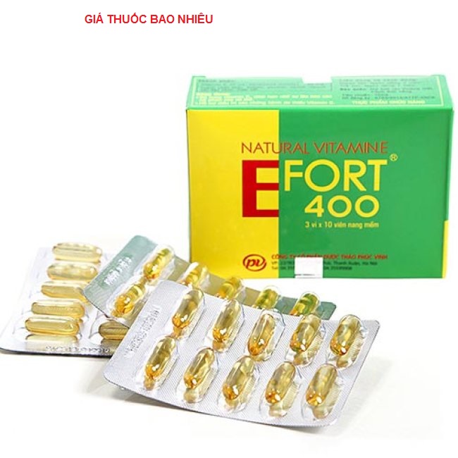 Thuốc efort 400 là thuốc gì? có tác dụng gì? giá bao nhiêu tiền?