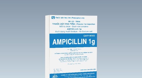 Thuốc ampicillin 1g là thuốc gì? có tác dụng gì? giá bao nhiêu tiền?