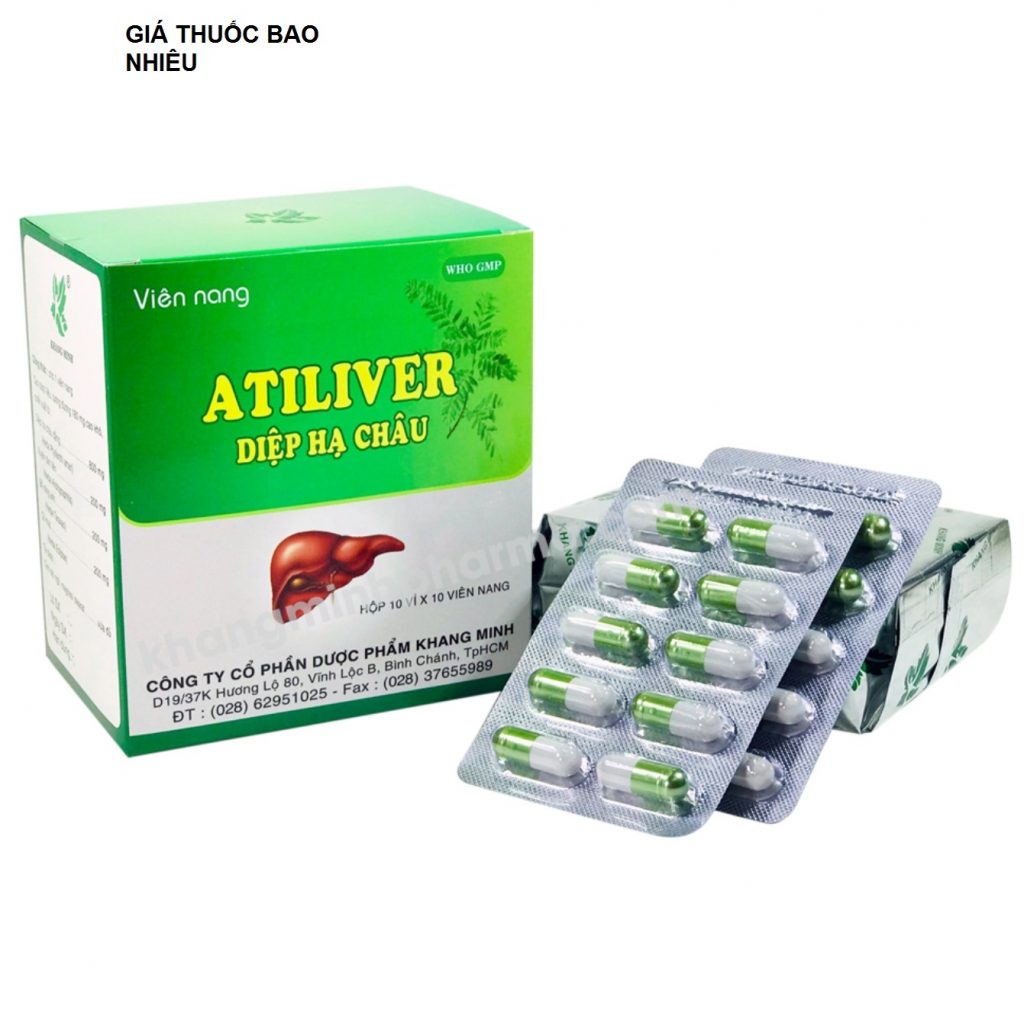 Thuốc atiliver là thuốc gì? có tác dụng gì? giá bao nhiêu tiền?