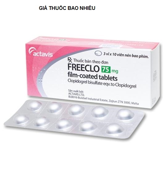 Thuốc freeclo 75 là thuốc gì? có tác dụng gì? giá bao nhiêu tiền?