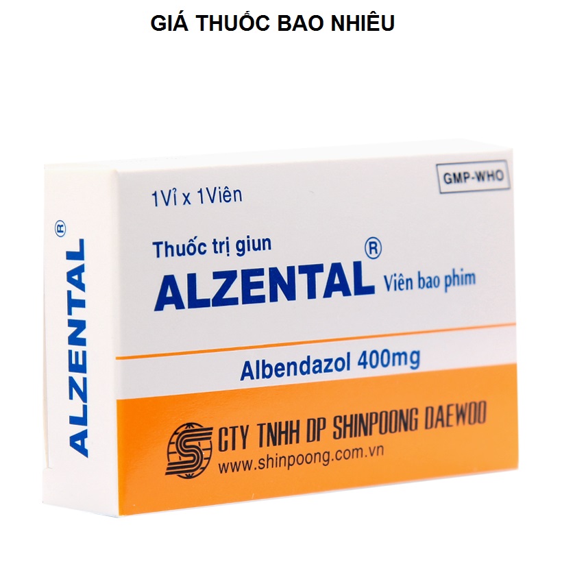 Thuốc alzental 400 là thuốc gì? có tác dụng gì? giá bao nhiêu tiền?