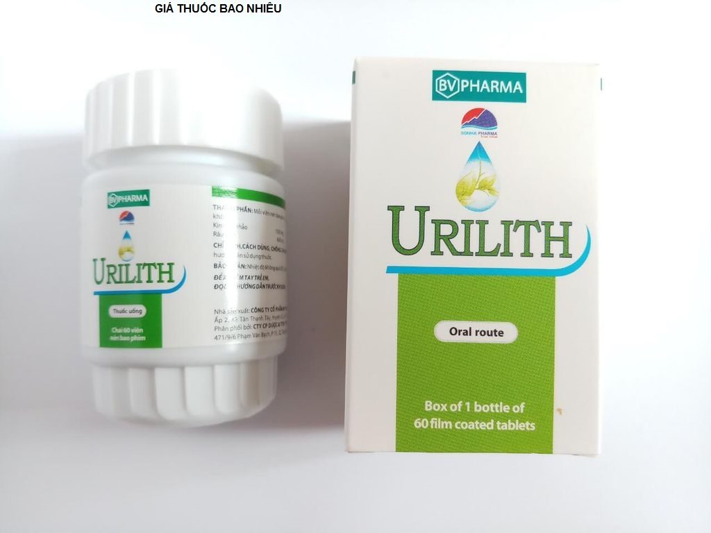 Thuốc urilith 1500 là thuốc gì? có tác dụng gì? giá bao nhiêu tiền?