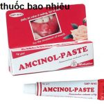 Thuốc amcinol paste 5g là thuốc gì? có tác dụng gì? giá bao nhiêu tiền?