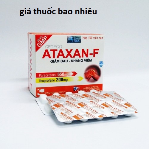 Thuốc ceteco ataxan f là thuốc gì? có tác dụng gì? giá bao nhiêu tiền?