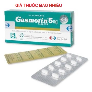 Thuốc gasmotin 5 là thuốc gì? có tác dụng gì? giá bao nhiêu tiền?