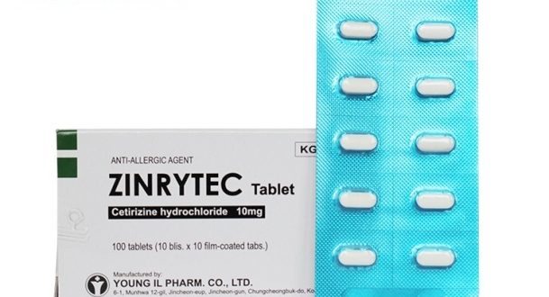 Thuốc Zinrytec tablet 10 là thuốc gì? có tác dụng gì? giá bao nhiêu tiền?