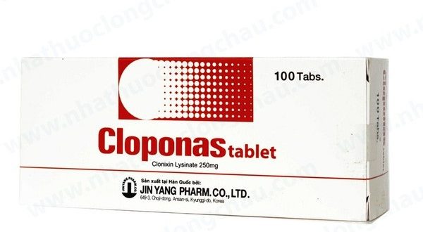 Thuốc cloponas tablet 250 là thuốc gì? có tác dụng gì? giá bao nhiêu tiền?