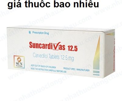 Thuốc suncardivas 12.5 là thuốc gì? có tác dụng gì? giá bao nhiêu tiền?