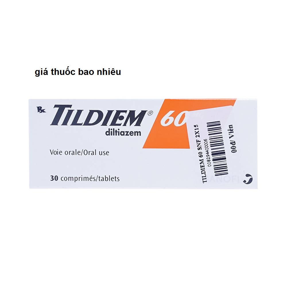 Thuốc tildiem 60 là thuốc gì? có tác dụng gì? giá bao nhiêu tiền?