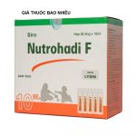 Thuốc nutrohadi f 10ml là thuốc gì? có tác dụng gì? giá bao nhiêu tiền?