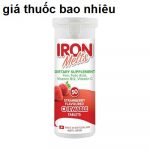 Viên sắt iron melts 50 chewable tablets là thuốc gì? có tác dụng gì? giá bao nhiêu tiền?