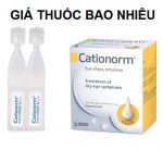 Thuốc nhỏ mắt cationorm có tác dụng gì? giá bao nhiêu tiền?