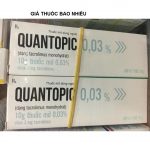 Thuốc quantopic 0.03% là thuốc gì? có tác dụng gì? giá bao nhiêu tiền?