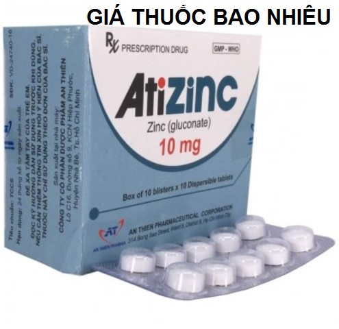 Thuốc atizinc 10mg là thuốc gì? có tác dụng gì? giá bao nhiêu tiền?