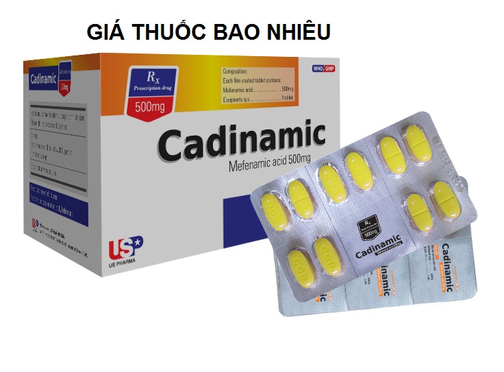 Thuốc cadinamic 500 là thuốc gì? có tác dụng gì? giá bao nhiêu tiền?
