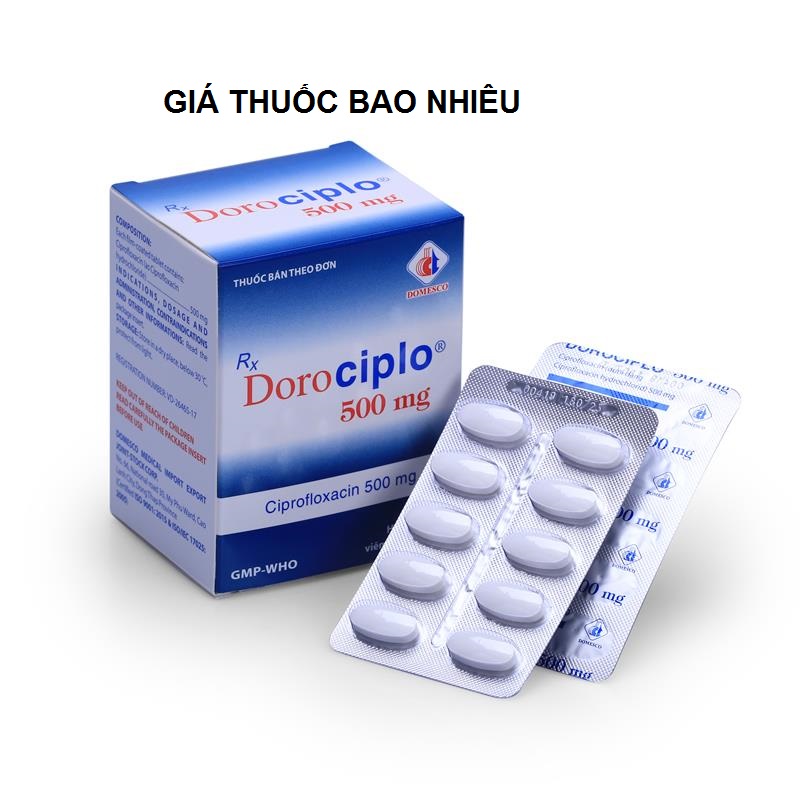 Thuốc dorociplo 500 là thuốc gì? có tác dụng gì? giá bao nhiêu tiền?