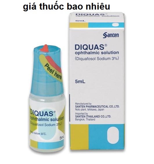Thuốc diquas 5ml là thuốc gì? có tác dụng gì? giá bao nhiêu tiền?
