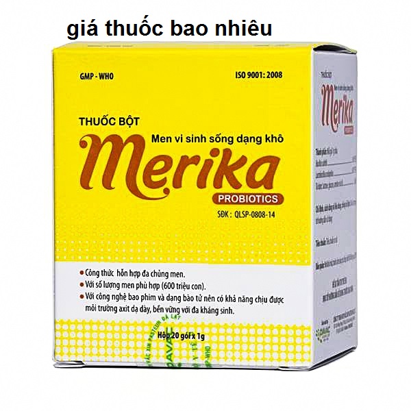 Thuốc merika probiotics là thuốc gì? có tác dụng gì? giá bao nhiêu tiền?