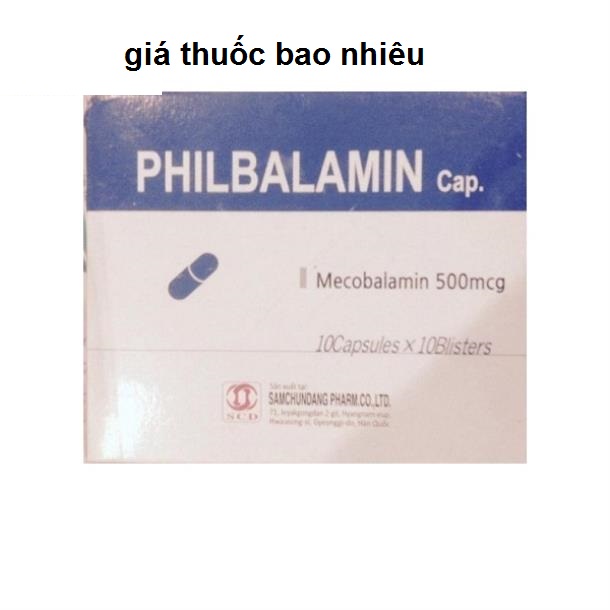 Thuốc philbalamin cap là thuốc gì? có tác dụng gì? giá bao nhiêu tiền?